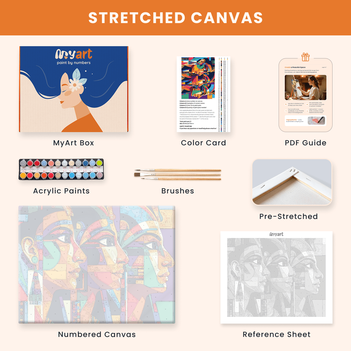 Paint by numbers - Royal Faces - MyArt