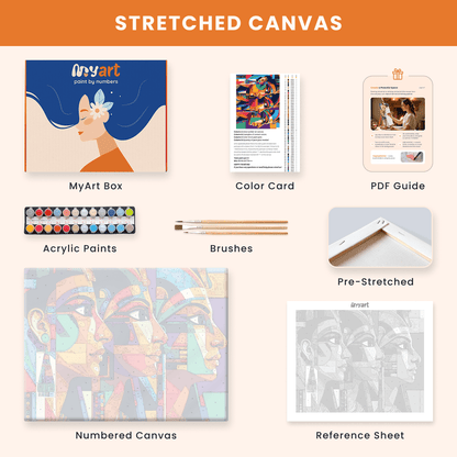 Paint by numbers - Royal Faces - MyArt