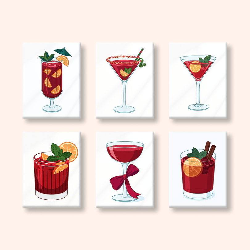 Paint by numbers - Ruby Cocktails - MyArt