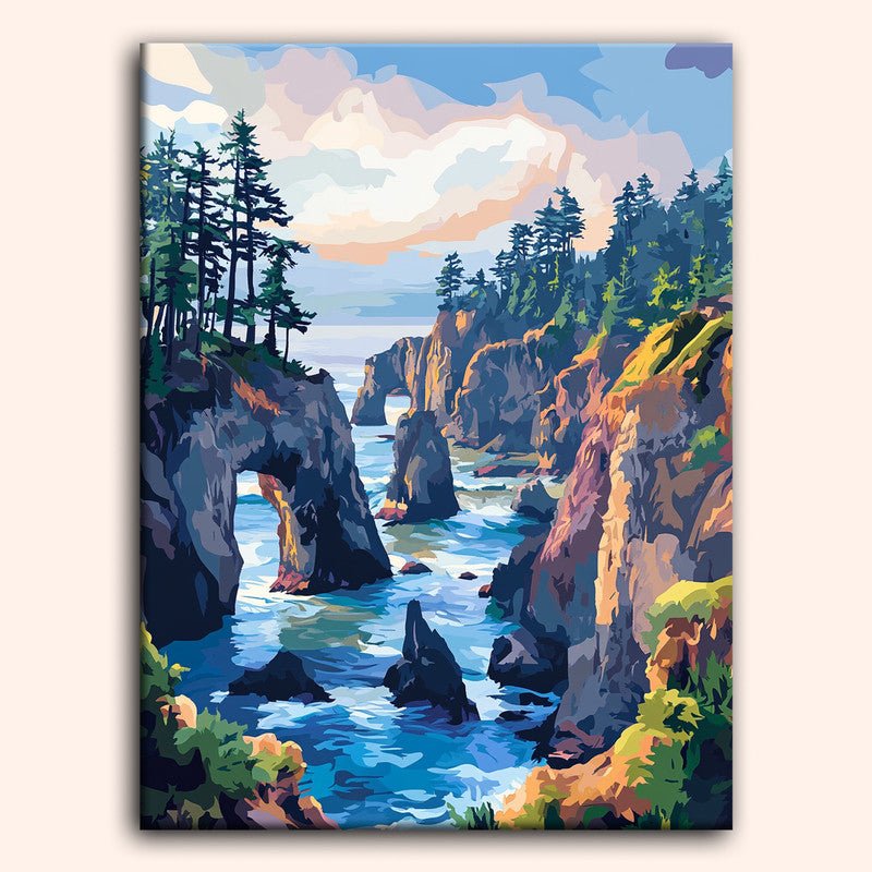 Paint by numbers - Rugged Shores - MyArt