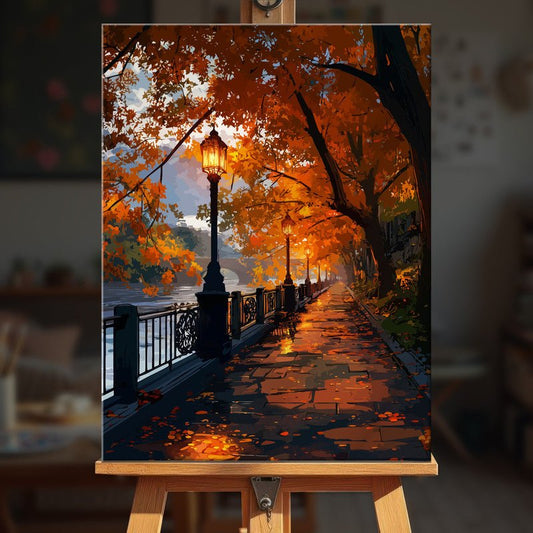 Paint by numbers - Rustic Fence - MyArt
