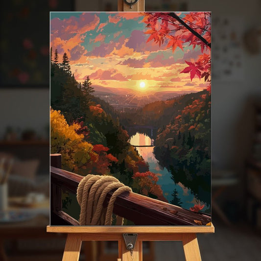 Paint by numbers - Rustic Meadow - MyArt