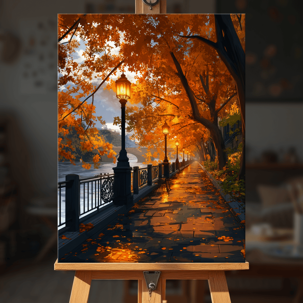 Paint by numbers - Rustic Fence - MyArt