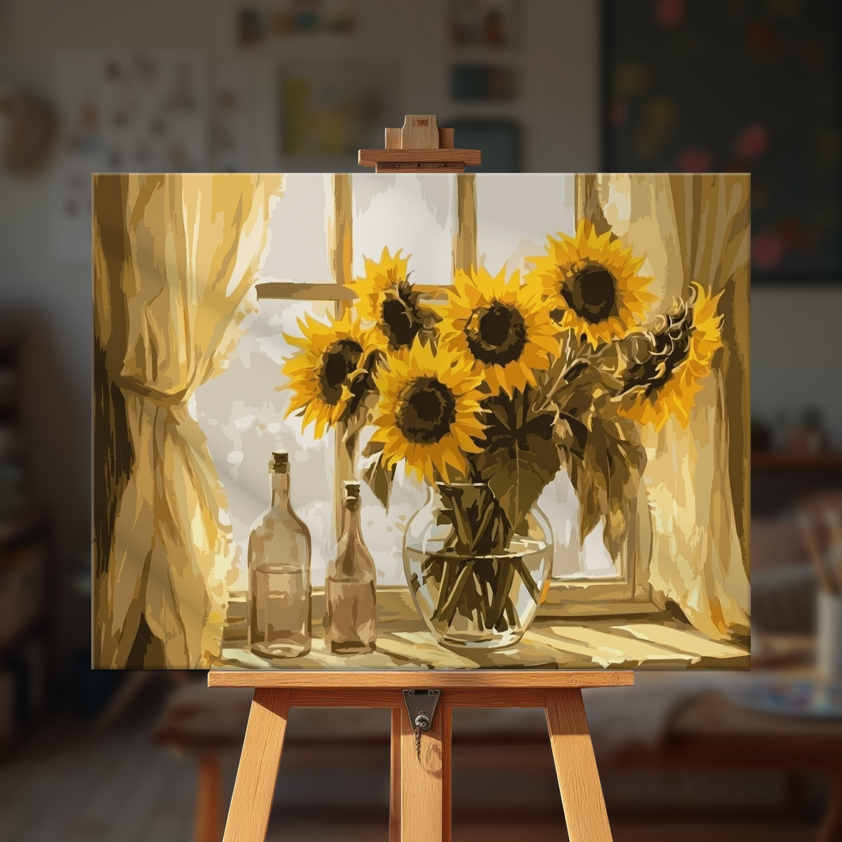 Rustic Sunflowers