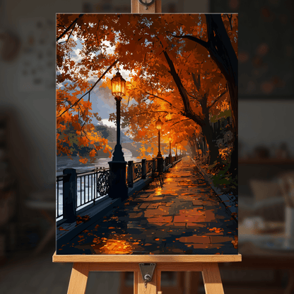 Paint by numbers - Rustic Fence - MyArt