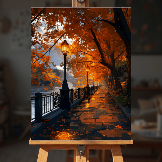 Paint by numbers - Rustic Fence - MyArt