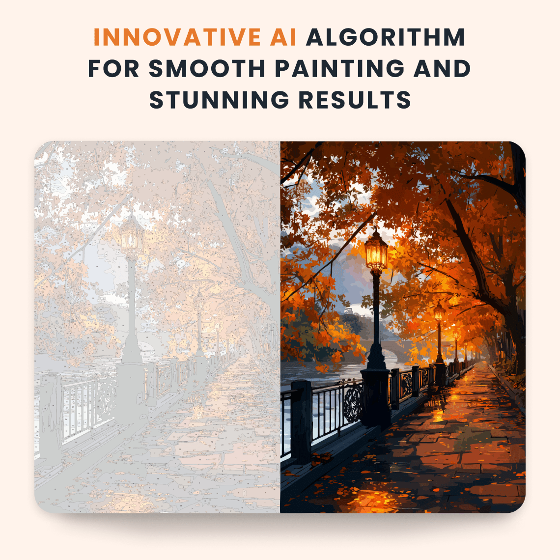 Paint by numbers - Rustic Fence - MyArt