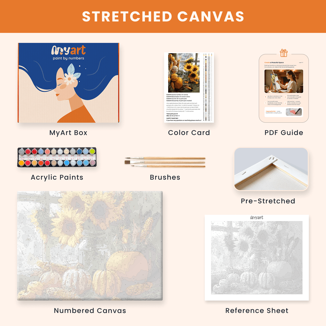 Paint by numbers - Rustic Grace - MyArt