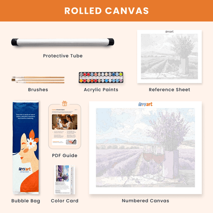 Paint by numbers - Rustic Lavender - MyArt