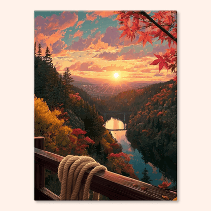 Paint by numbers - Rustic Meadow - MyArt