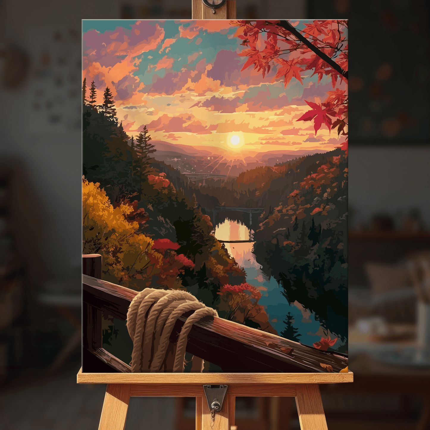 Paint by numbers - Rustic Meadow - MyArt