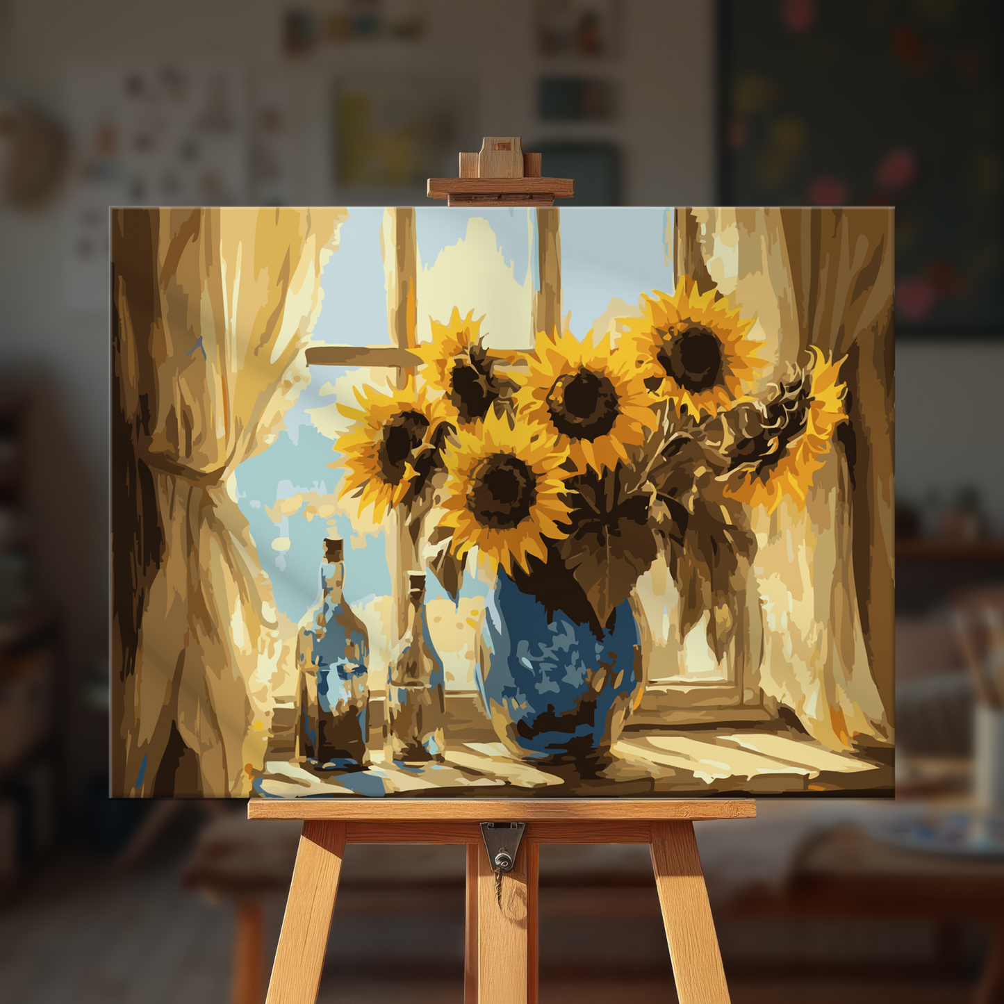 Rustic Sunflowers