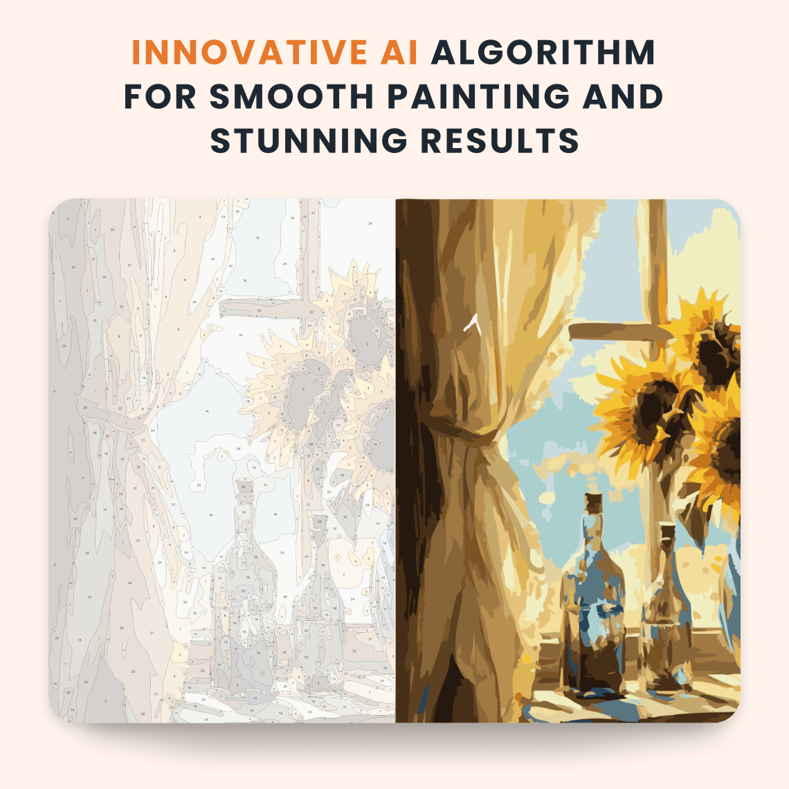 Paint by numbers - Rustic Sunflowers - MyArt