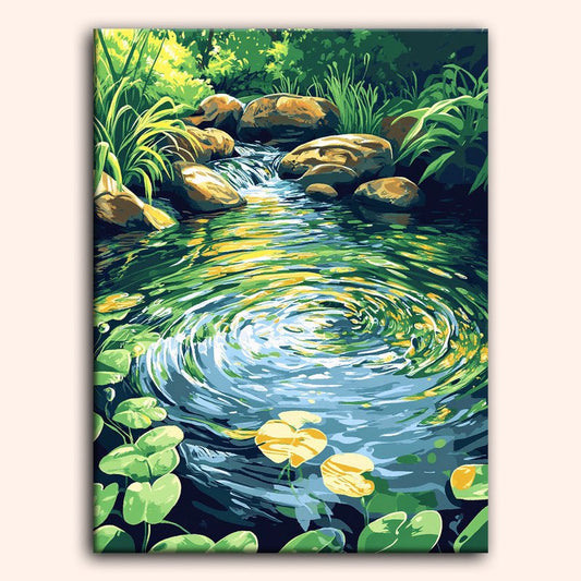 Paint by numbers - Sacred Stream - MyArt