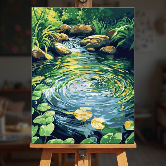 Paint by numbers - Sacred Stream - MyArt