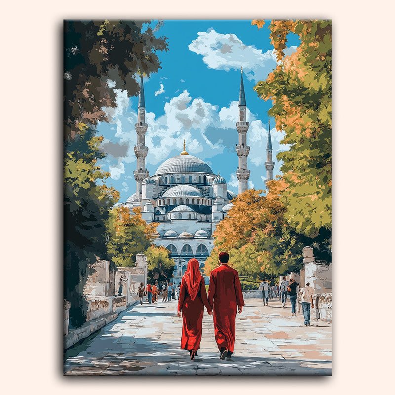 Paint by numbers - Sacred Stroll - MyArt