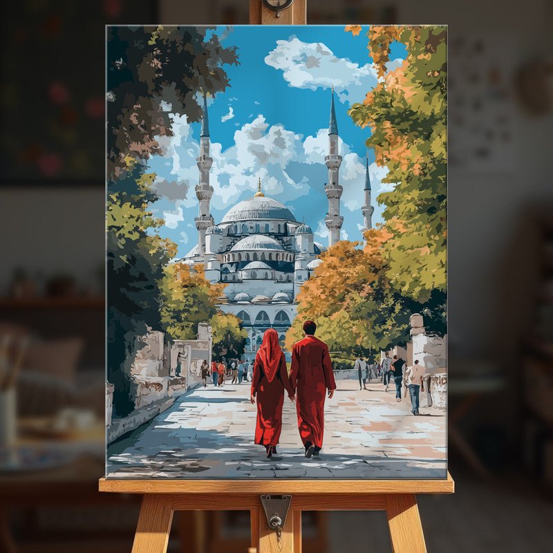 Paint by numbers - Sacred Stroll - MyArt