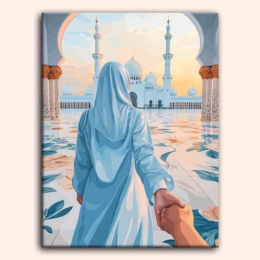 Paint by numbers - Sacred Visit - MyArt