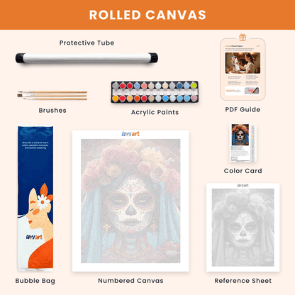 Paint by numbers - Sacred Catrina - MyArt