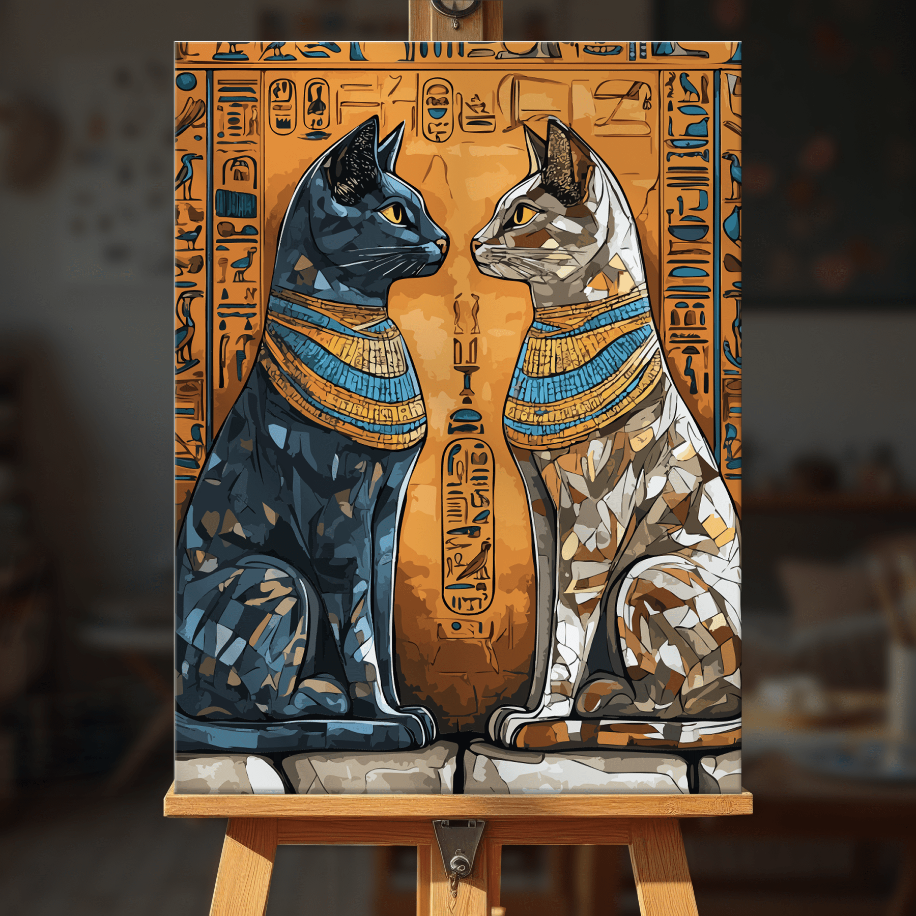 Paint by numbers - Sacred Cats - MyArt