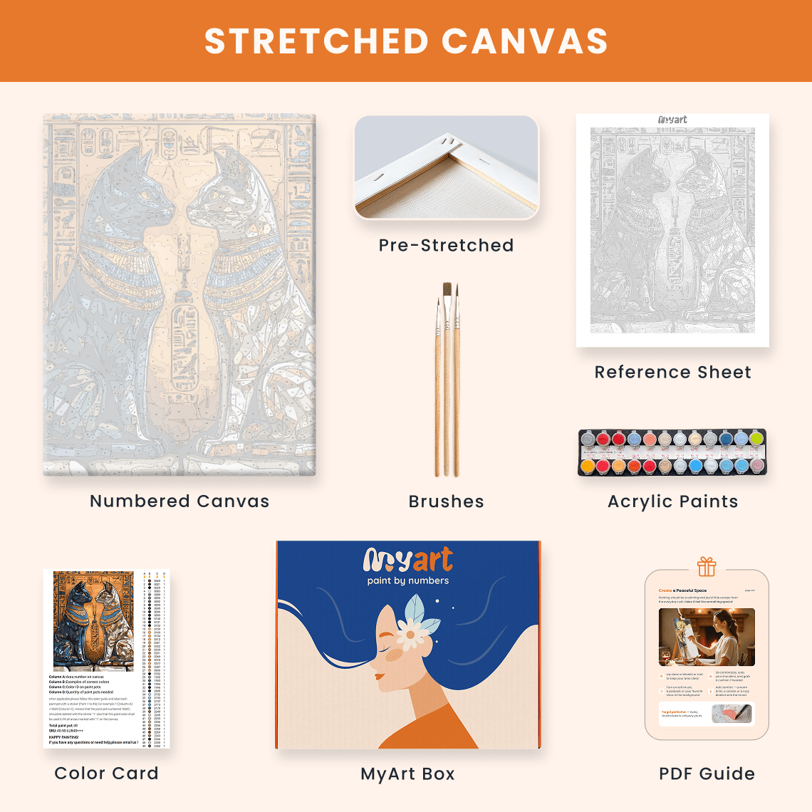 Paint by numbers - Sacred Cats - MyArt