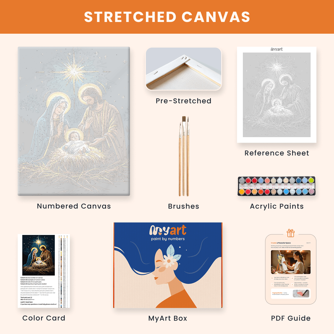 Paint by numbers - Sacred Night - MyArt