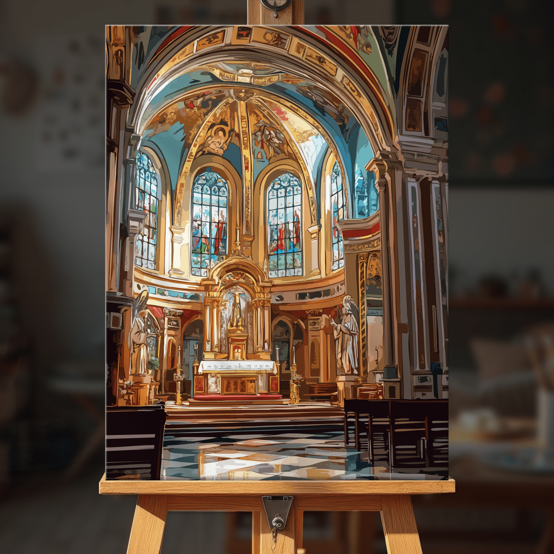 Paint by numbers - Sacred Sanctuary - MyArt