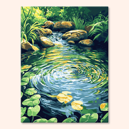 Paint by numbers - Sacred Stream - MyArt