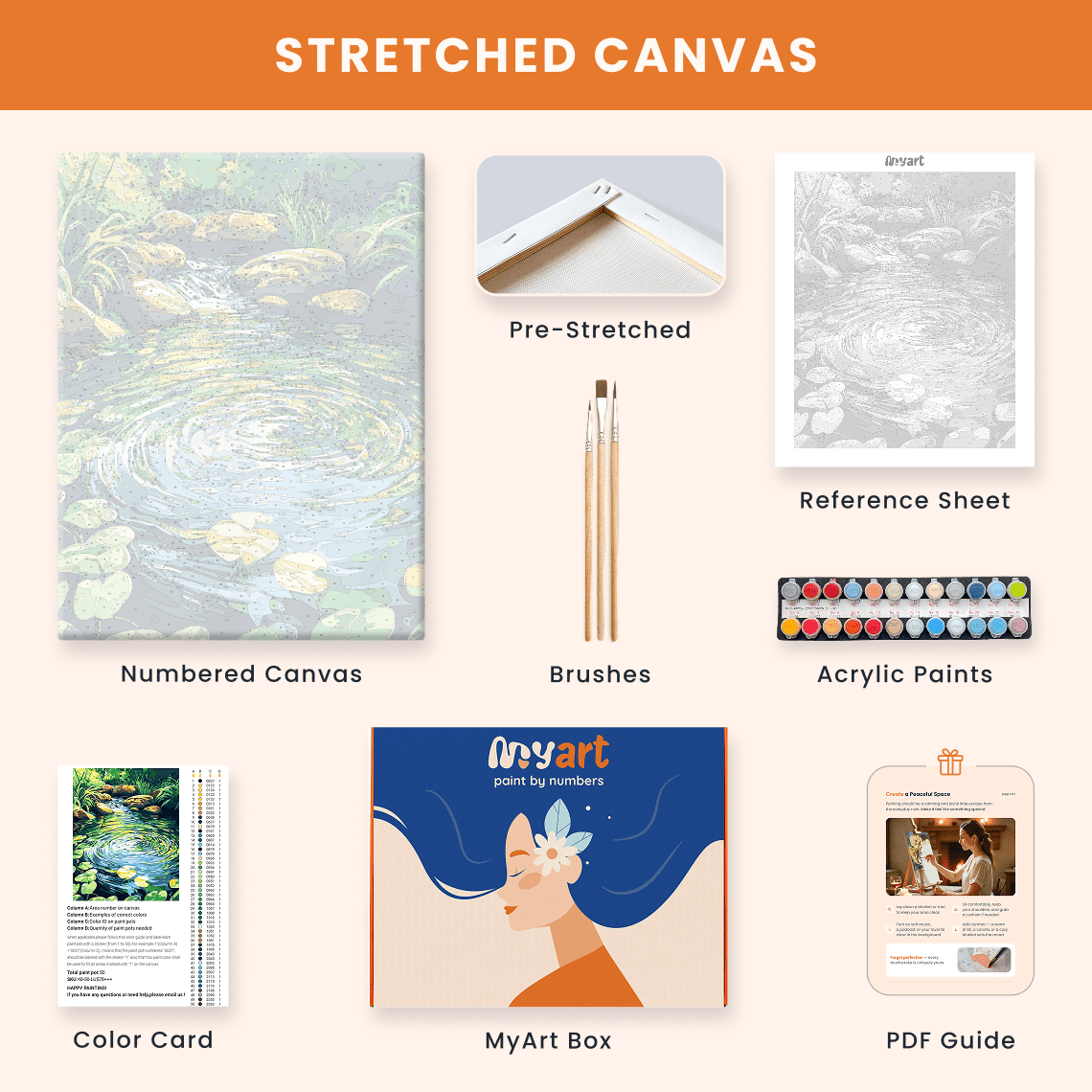 Paint by numbers - Sacred Stream - MyArt