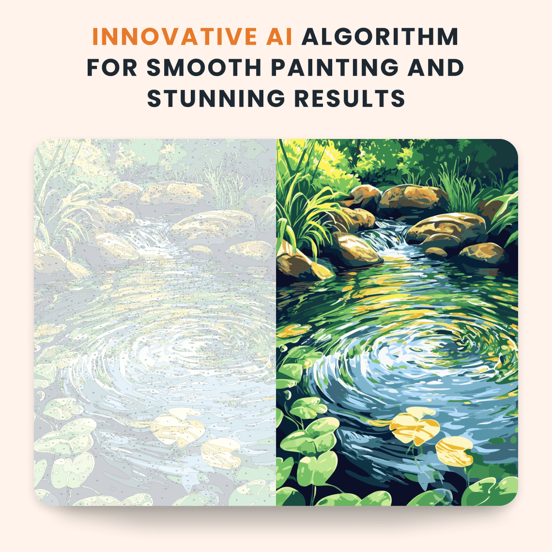 Paint by numbers - Sacred Stream - MyArt