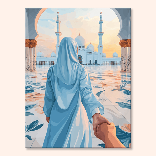 Paint by numbers - Sacred Visit - MyArt