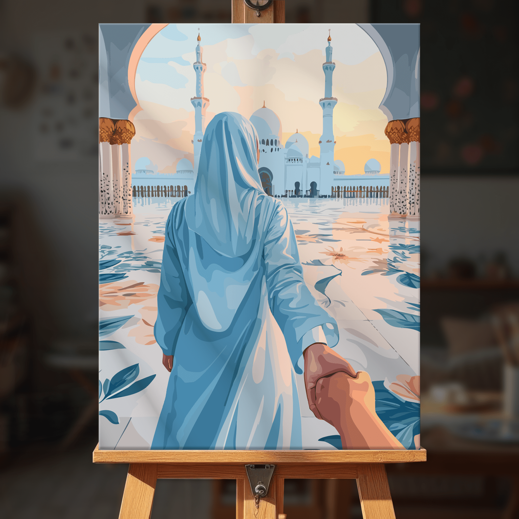 Paint by numbers - Sacred Visit - MyArt