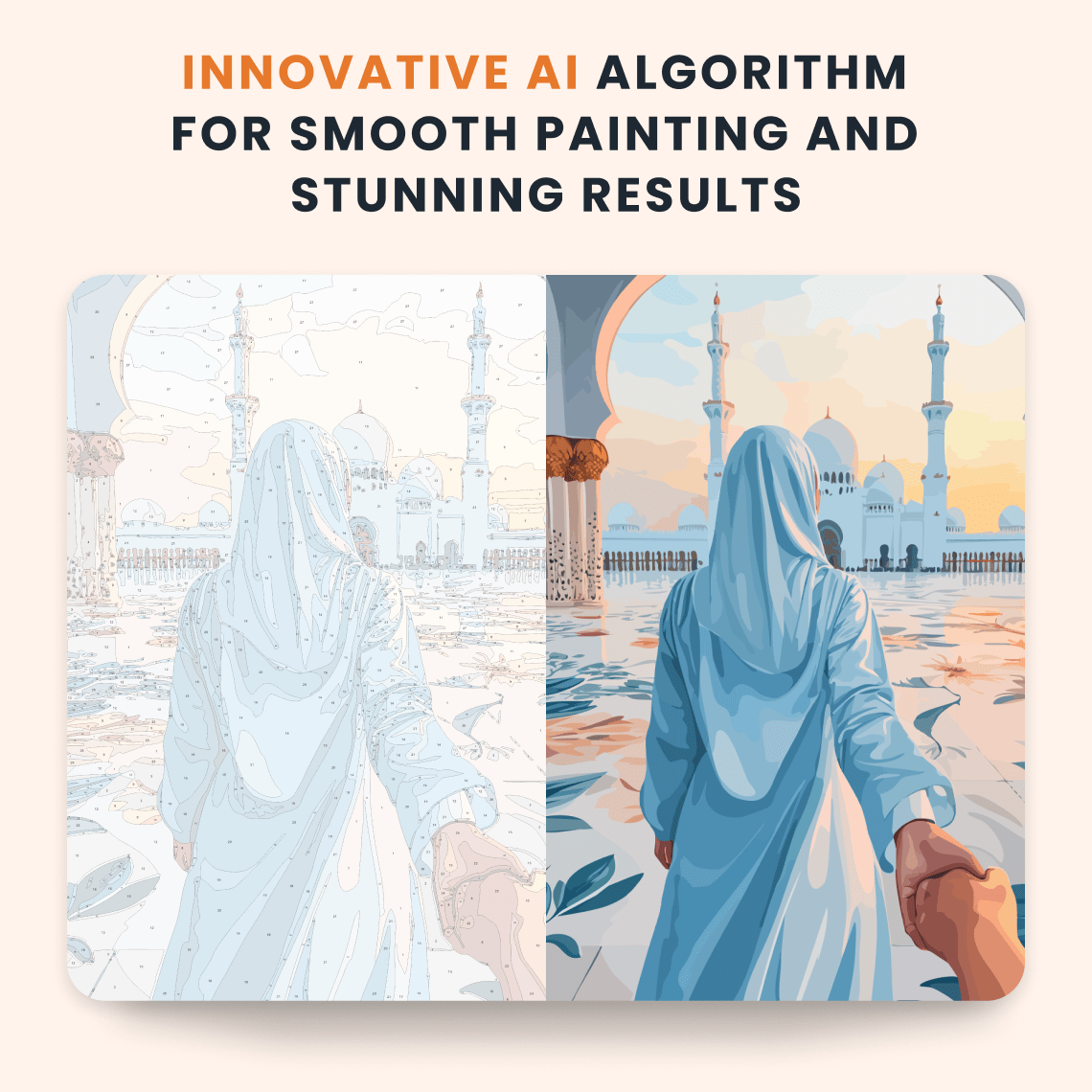 Paint by numbers - Sacred Visit - MyArt