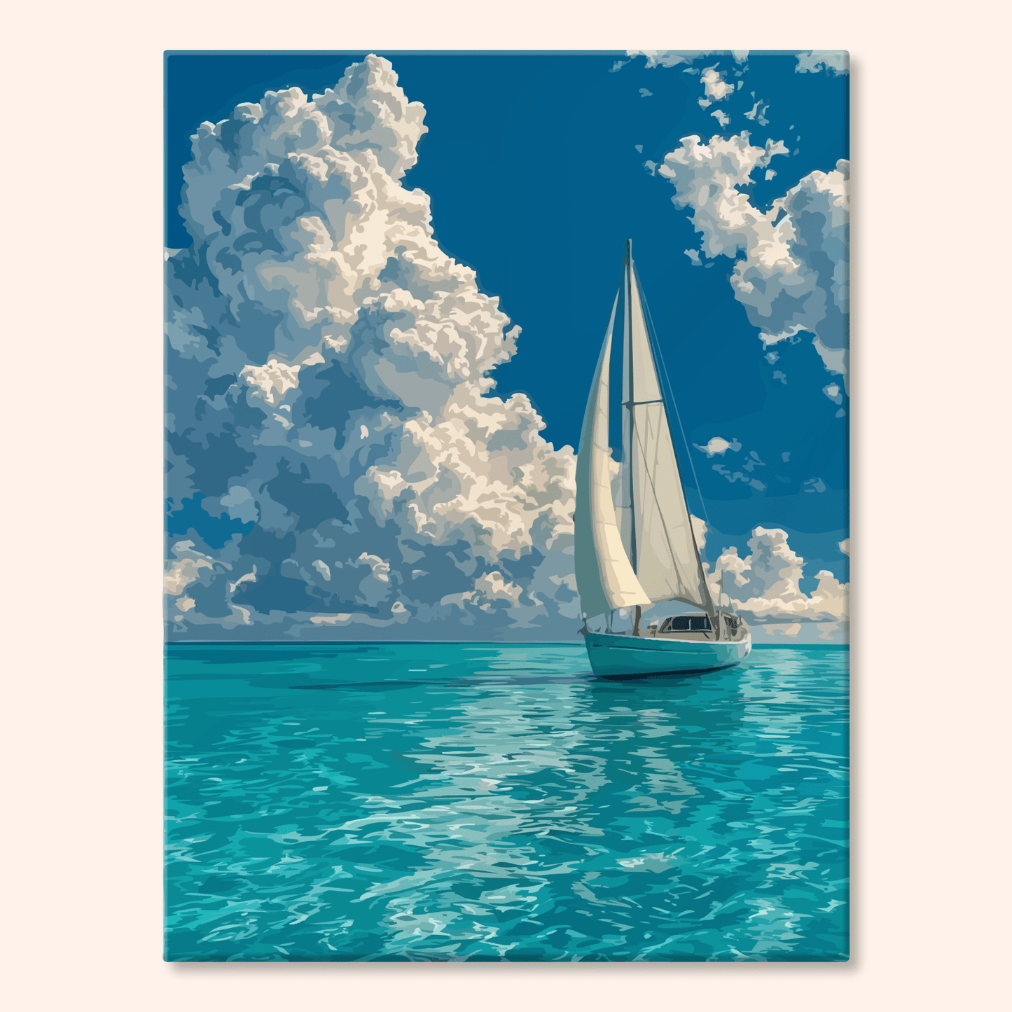 Paint by numbers - Sailing Clouds - MyArt