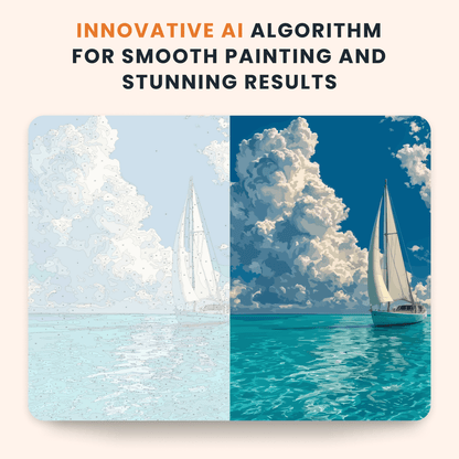 Paint by numbers - Sailing Clouds - MyArt