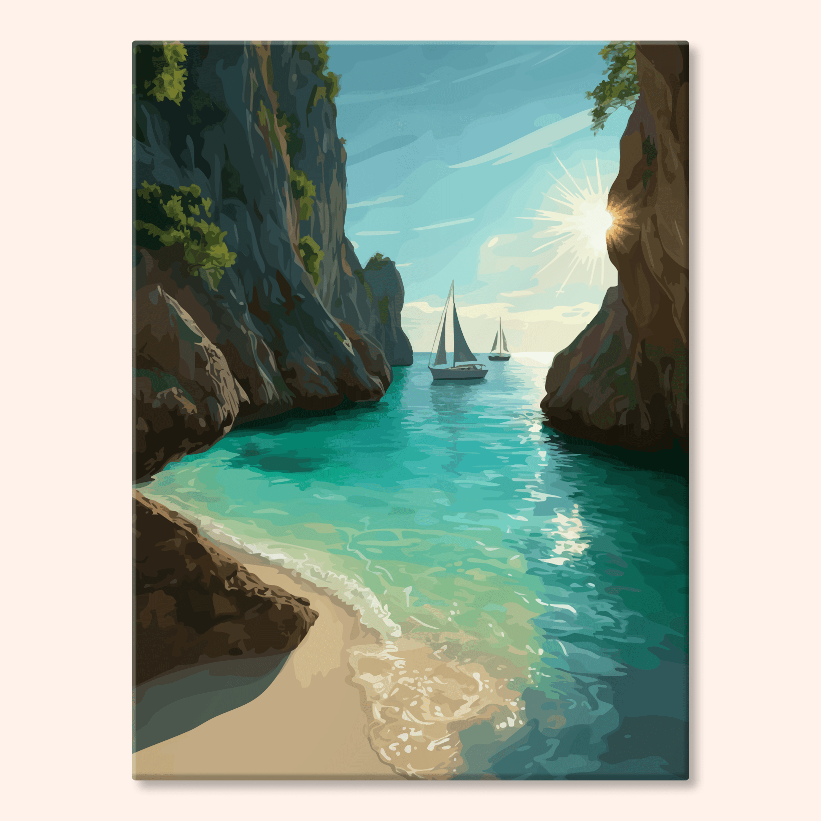 Paint by numbers - Sailing Cove - MyArt