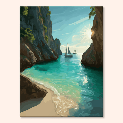 Paint by numbers - Sailing Cove - MyArt