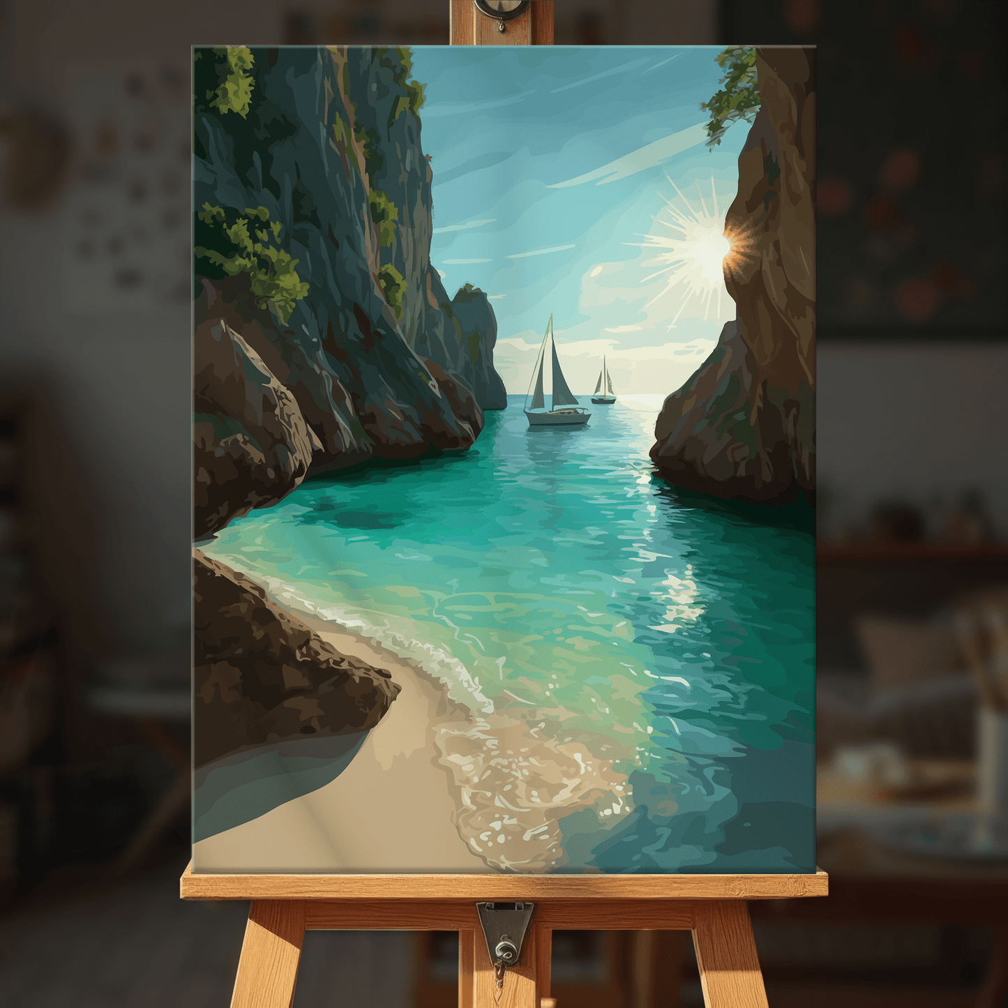 Paint by numbers - Sailing Cove - MyArt