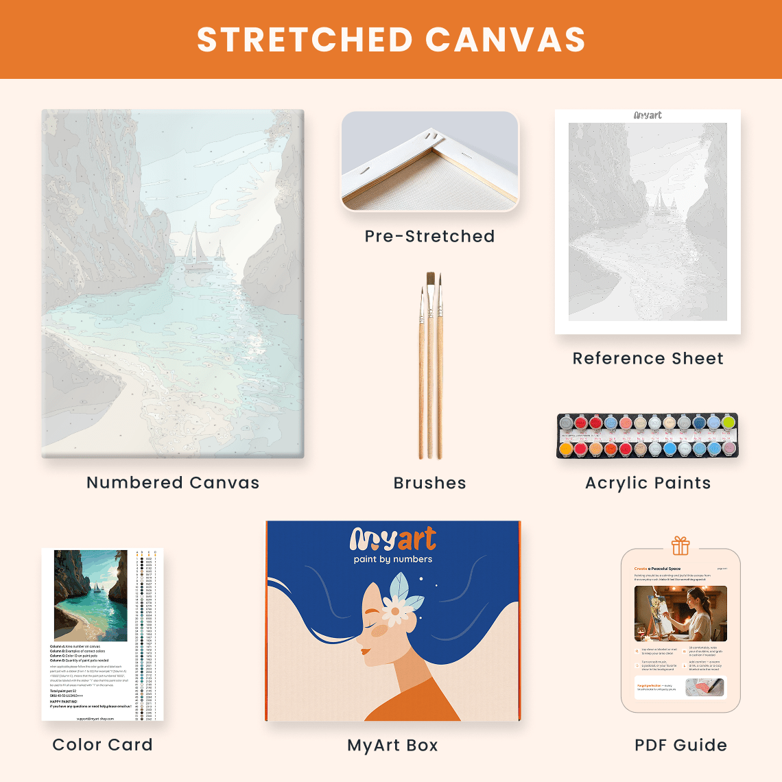 Paint by numbers - Sailing Cove - MyArt