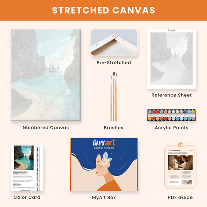 Paint by numbers - Sailing Cove - MyArt