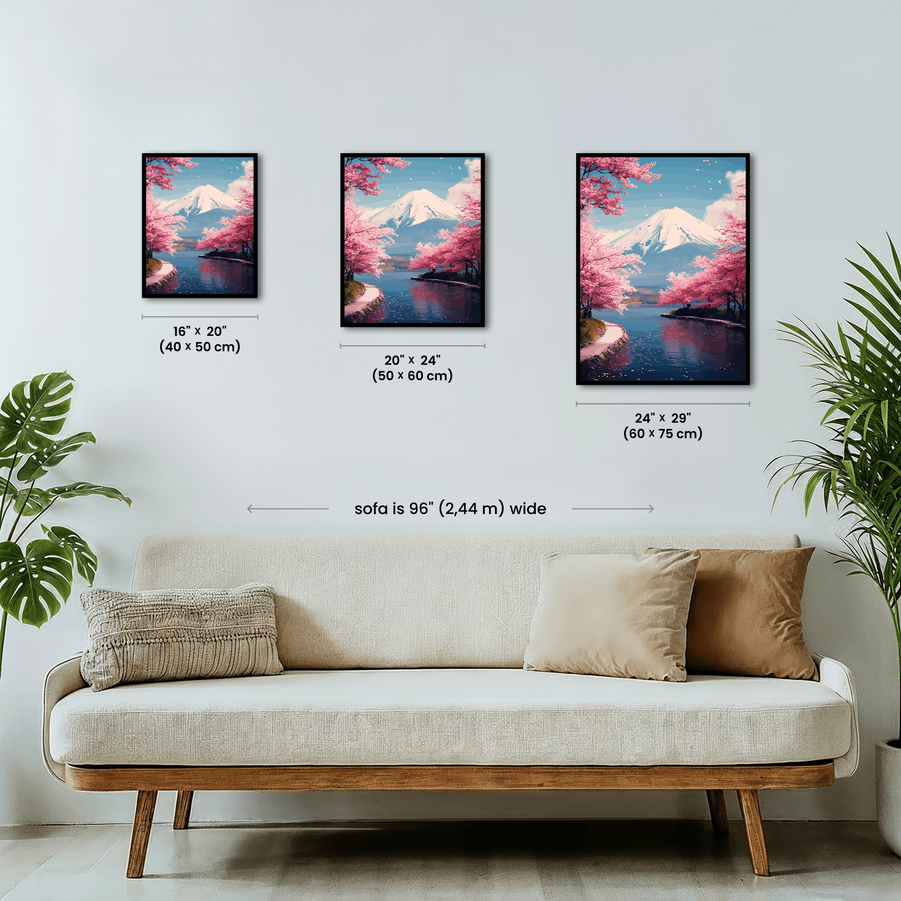 Paint by numbers - Sakura Lake - MyArt