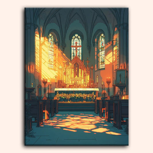 Paint by numbers - Sanctified Light - MyArt