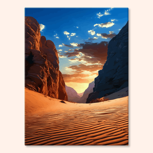 Paint by numbers - Sand Canyon - MyArt