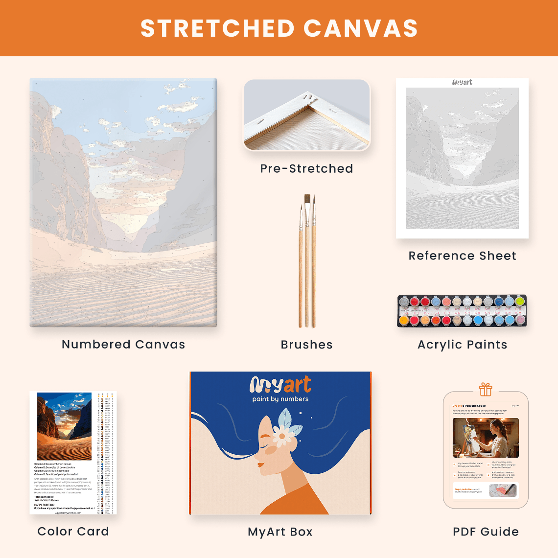 Paint by numbers - Sand Canyon - MyArt