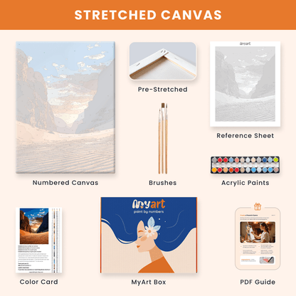 Paint by numbers - Sand Canyon - MyArt