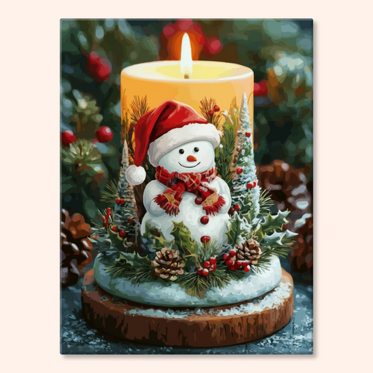 Santa Candle