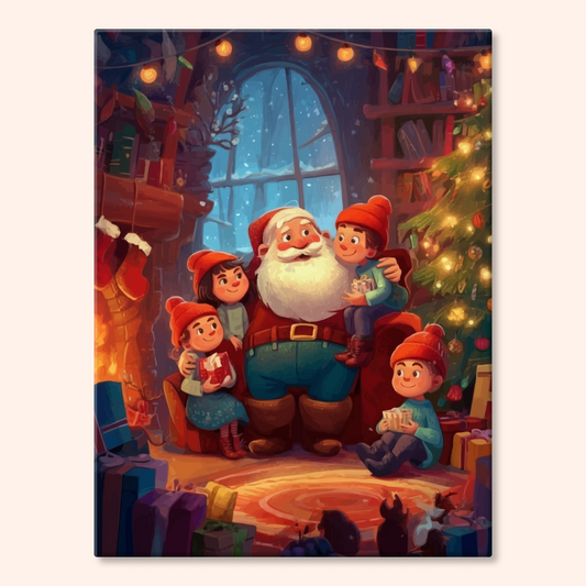 Santa Reading