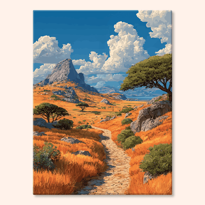 Paint by numbers - Savanna Path - MyArt