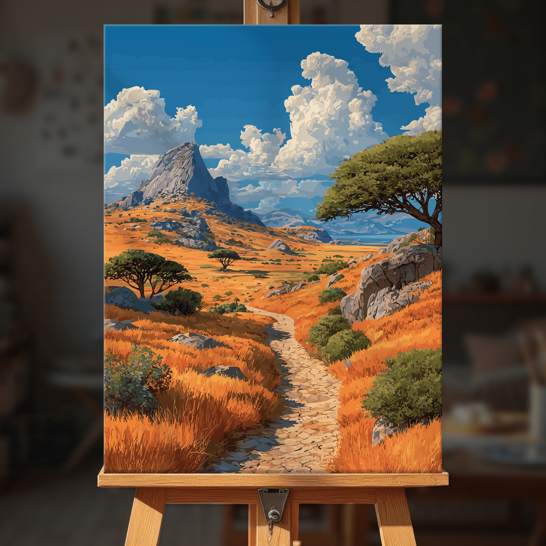 Paint by numbers - Savanna Path - MyArt