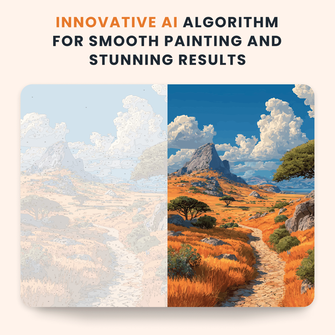 Paint by numbers - Savanna Path - MyArt